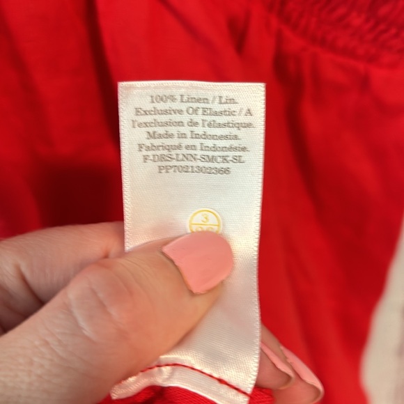 NWT Everlane The Smocked Linen Dress - Picture 11 of 11